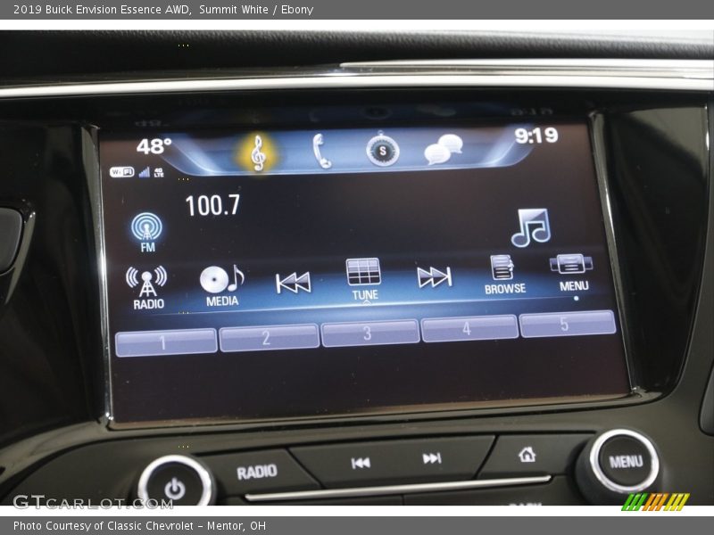 Summit White / Ebony 2019 Buick Envision Essence AWD