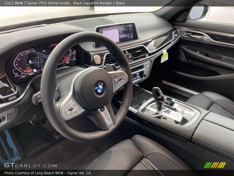  2022 7 Series 750i xDrive Sedan Black Interior