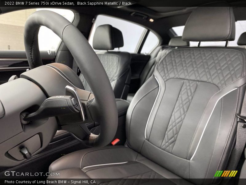 Front Seat of 2022 7 Series 750i xDrive Sedan