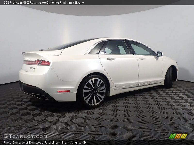 White Platinum / Ebony 2017 Lincoln MKZ Reserve AWD