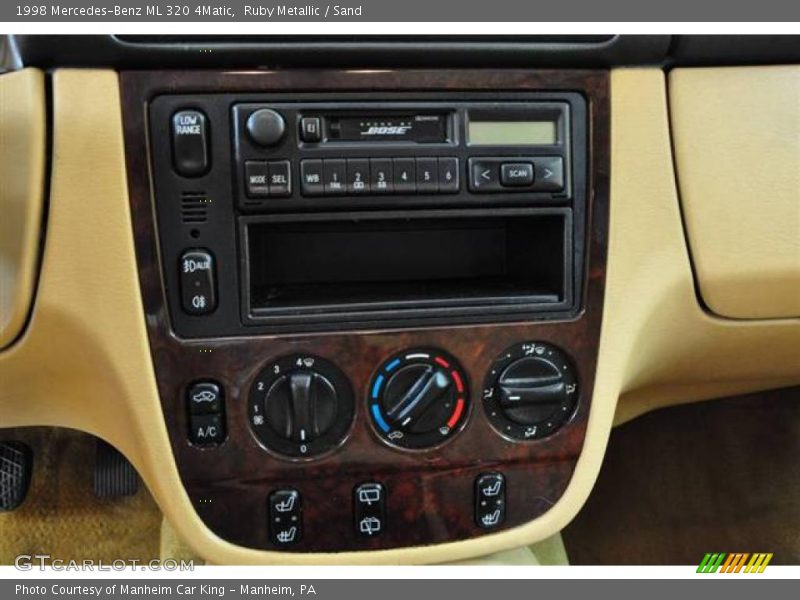 Ruby Metallic / Sand 1998 Mercedes-Benz ML 320 4Matic