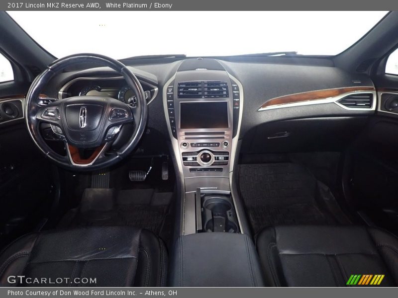 White Platinum / Ebony 2017 Lincoln MKZ Reserve AWD