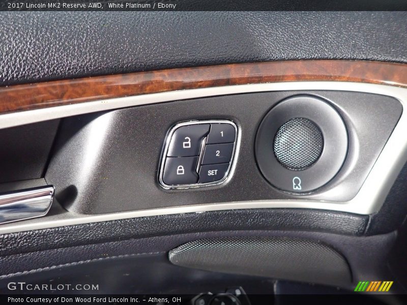 White Platinum / Ebony 2017 Lincoln MKZ Reserve AWD