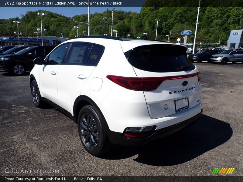 Snow White Pearl / Black 2022 Kia Sportage Nightfall Edition AWD