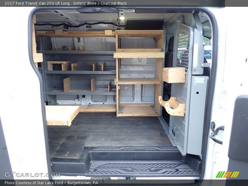 Oxford White / Charcoal Black 2017 Ford Transit Van 250 LR Long