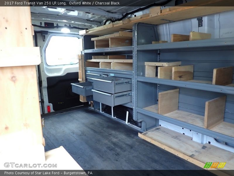 Oxford White / Charcoal Black 2017 Ford Transit Van 250 LR Long