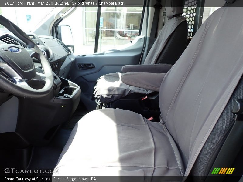Oxford White / Charcoal Black 2017 Ford Transit Van 250 LR Long