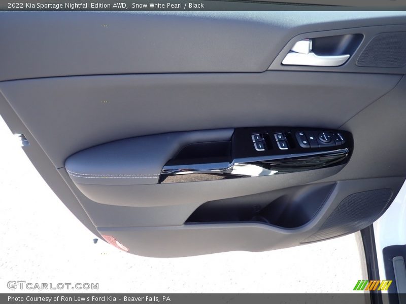 Snow White Pearl / Black 2022 Kia Sportage Nightfall Edition AWD
