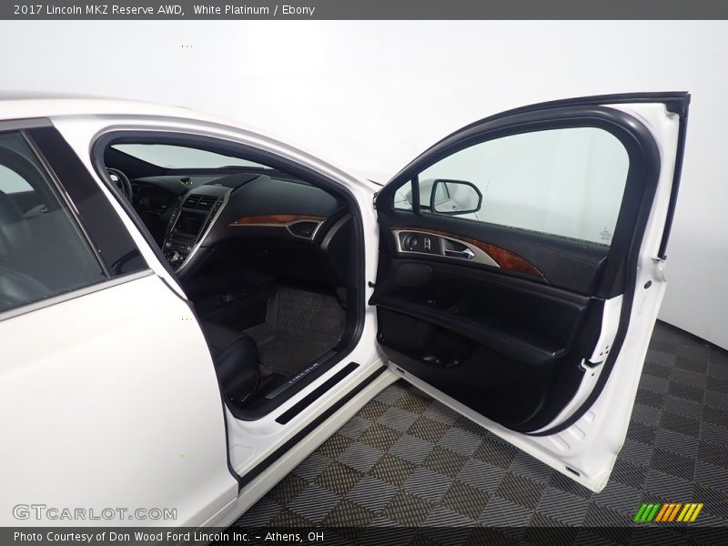 White Platinum / Ebony 2017 Lincoln MKZ Reserve AWD