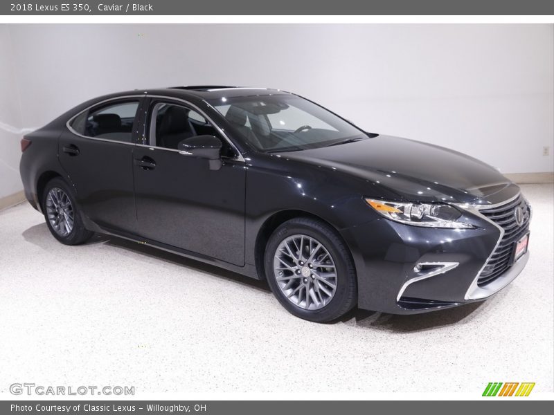 Caviar / Black 2018 Lexus ES 350