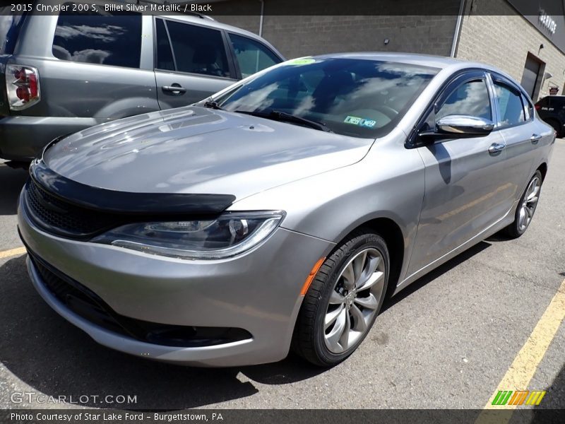 Billet Silver Metallic / Black 2015 Chrysler 200 S