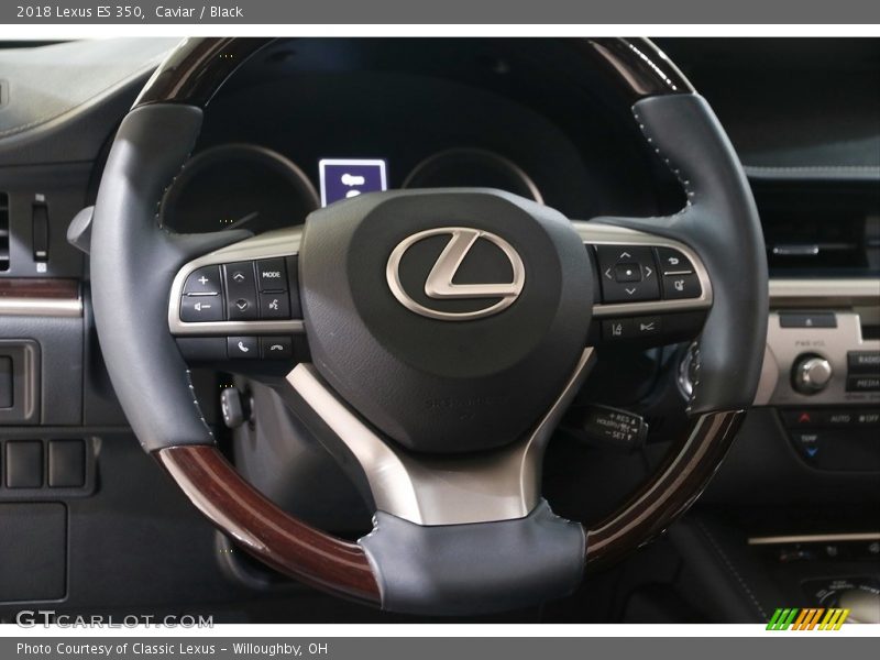Caviar / Black 2018 Lexus ES 350