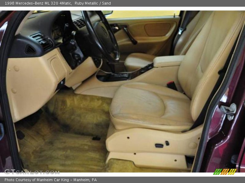 Ruby Metallic / Sand 1998 Mercedes-Benz ML 320 4Matic