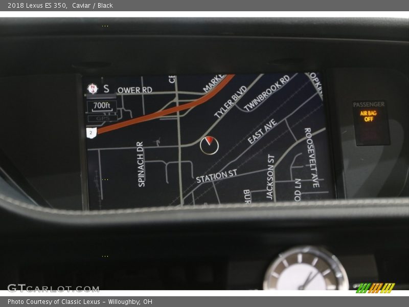 Caviar / Black 2018 Lexus ES 350