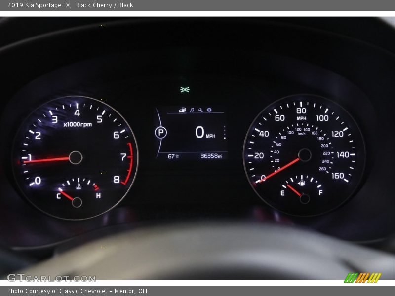 Black Cherry / Black 2019 Kia Sportage LX