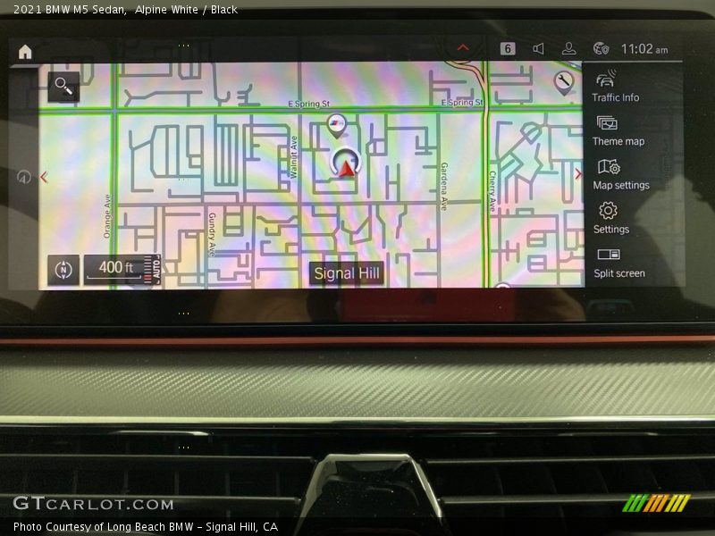 Navigation of 2021 M5 Sedan