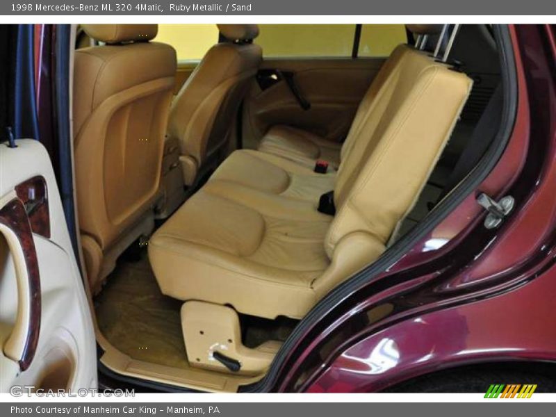 Ruby Metallic / Sand 1998 Mercedes-Benz ML 320 4Matic