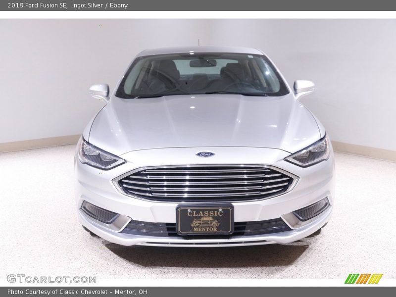 Ingot Silver / Ebony 2018 Ford Fusion SE