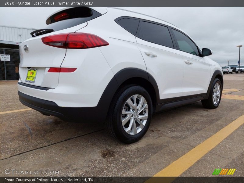 Winter White / Gray 2020 Hyundai Tucson Value