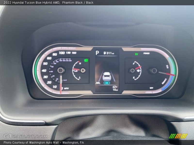 Phantom Black / Black 2022 Hyundai Tucson Blue Hybrid AWD