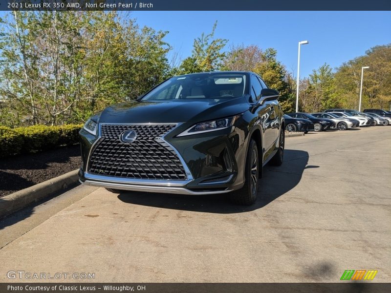 Nori Green Pearl / Birch 2021 Lexus RX 350 AWD