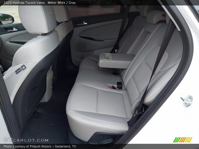 Winter White / Gray 2020 Hyundai Tucson Value