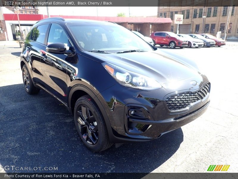 Black Cherry / Black 2022 Kia Sportage Nightfall Edition AWD