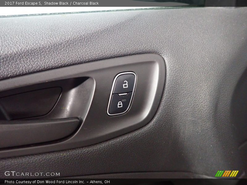 Shadow Black / Charcoal Black 2017 Ford Escape S
