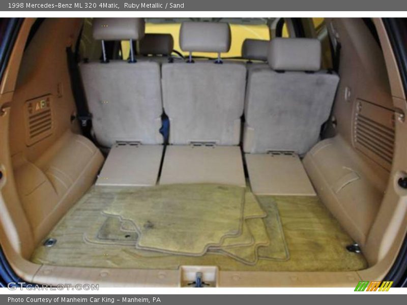 Ruby Metallic / Sand 1998 Mercedes-Benz ML 320 4Matic