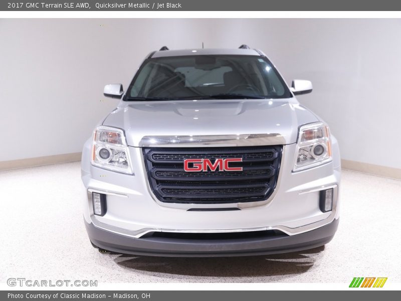 Quicksilver Metallic / Jet Black 2017 GMC Terrain SLE AWD