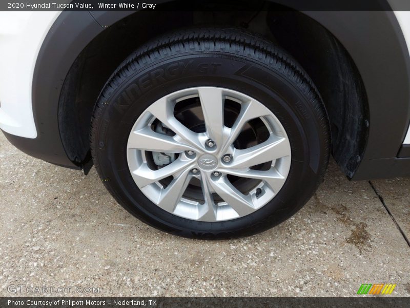 Winter White / Gray 2020 Hyundai Tucson Value