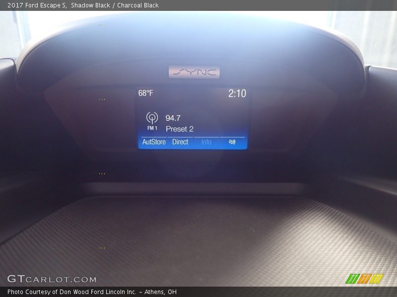 Shadow Black / Charcoal Black 2017 Ford Escape S