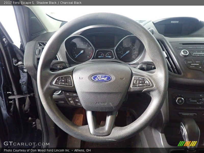 Shadow Black / Charcoal Black 2017 Ford Escape S