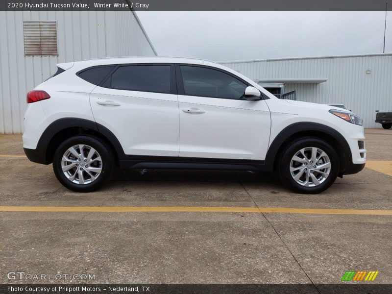 Winter White / Gray 2020 Hyundai Tucson Value