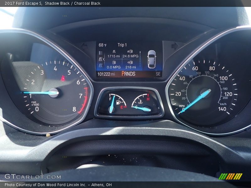 Shadow Black / Charcoal Black 2017 Ford Escape S