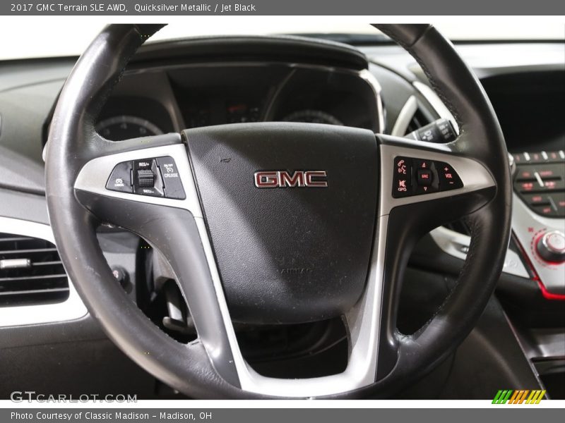 Quicksilver Metallic / Jet Black 2017 GMC Terrain SLE AWD