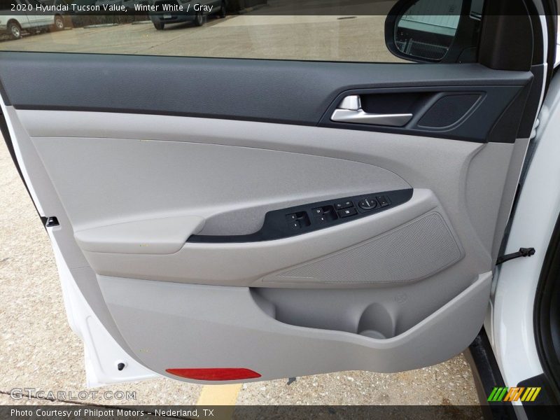 Winter White / Gray 2020 Hyundai Tucson Value