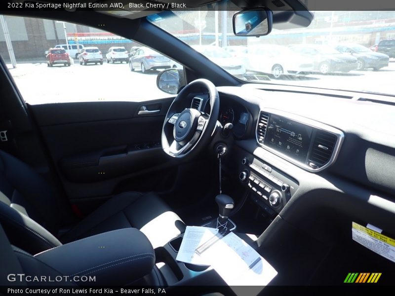 Black Cherry / Black 2022 Kia Sportage Nightfall Edition AWD