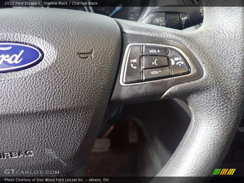 Shadow Black / Charcoal Black 2017 Ford Escape S