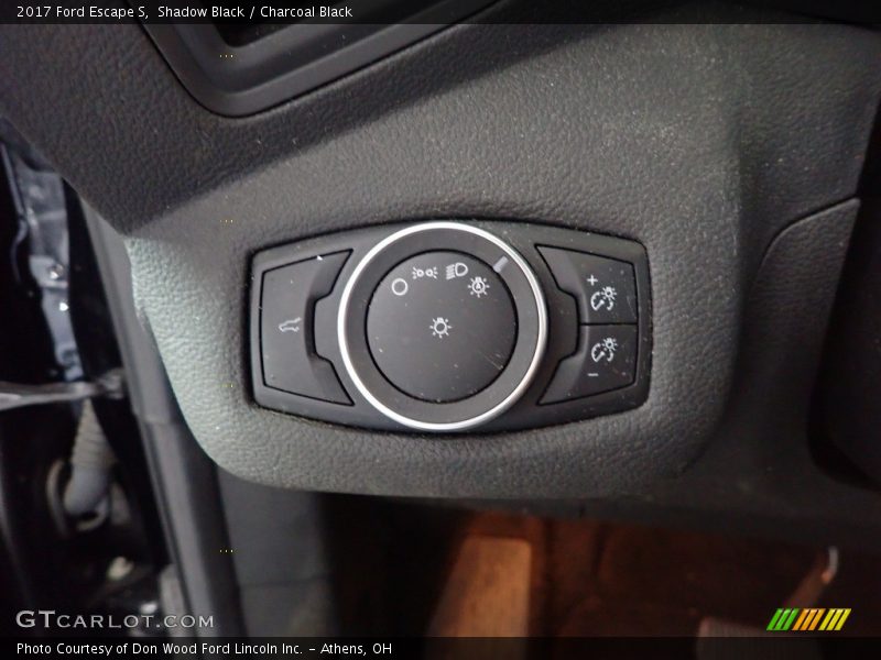 Shadow Black / Charcoal Black 2017 Ford Escape S