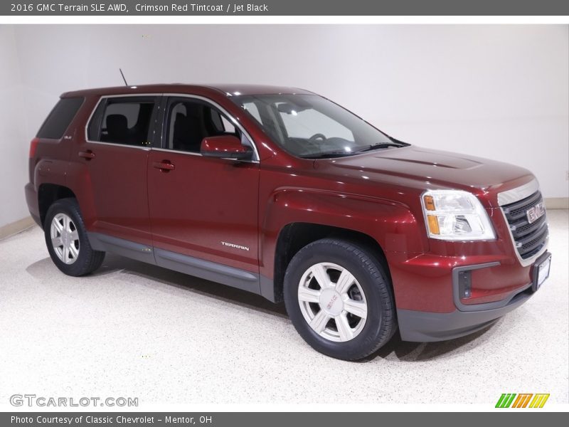 Crimson Red Tintcoat / Jet Black 2016 GMC Terrain SLE AWD