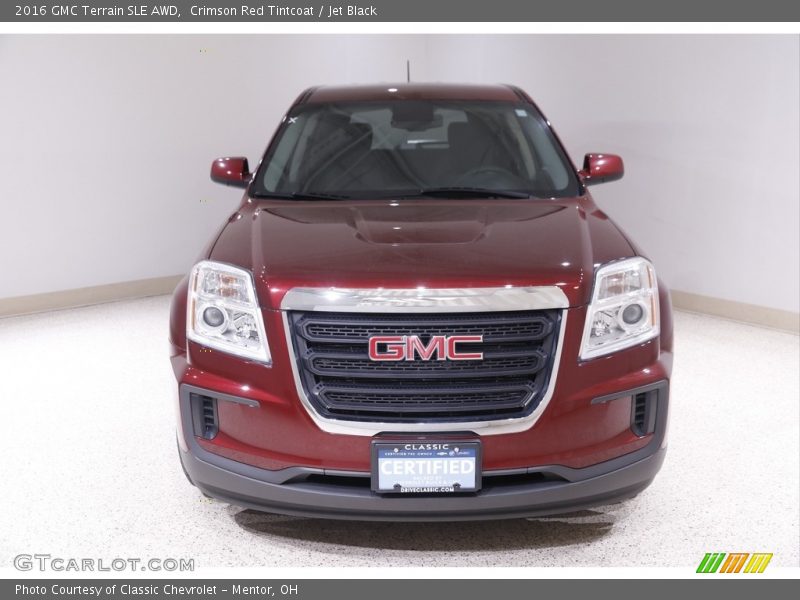 Crimson Red Tintcoat / Jet Black 2016 GMC Terrain SLE AWD