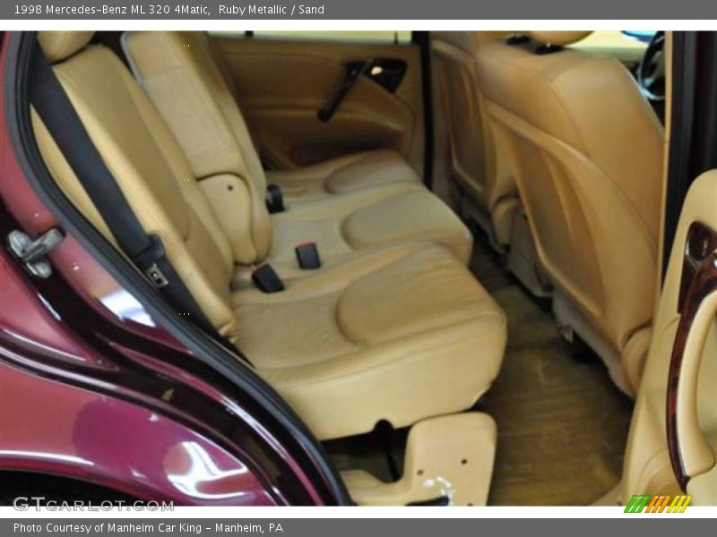 Ruby Metallic / Sand 1998 Mercedes-Benz ML 320 4Matic