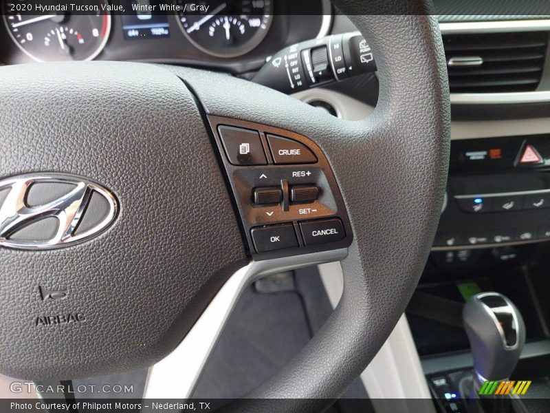 Winter White / Gray 2020 Hyundai Tucson Value
