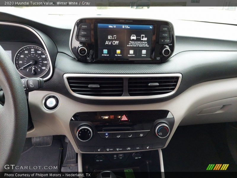 Winter White / Gray 2020 Hyundai Tucson Value
