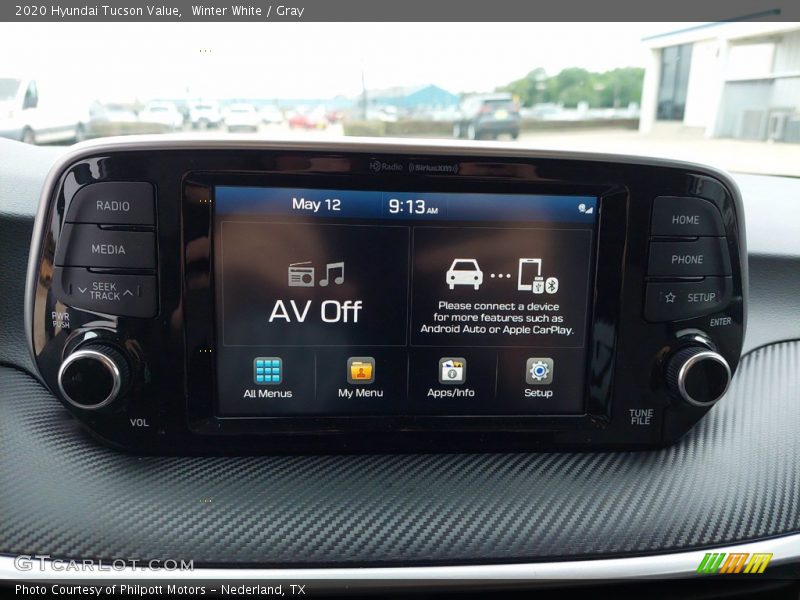 Winter White / Gray 2020 Hyundai Tucson Value