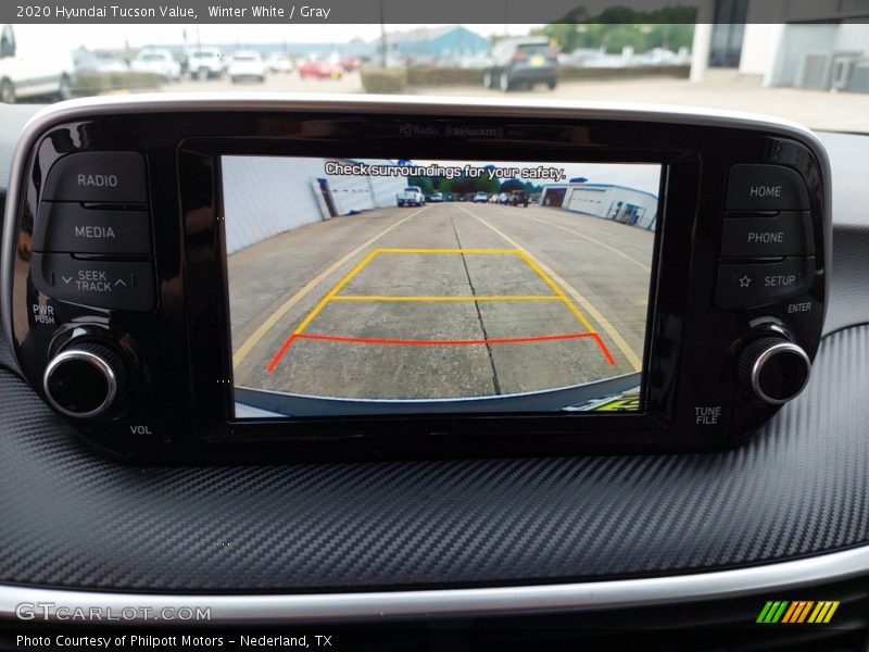 Winter White / Gray 2020 Hyundai Tucson Value