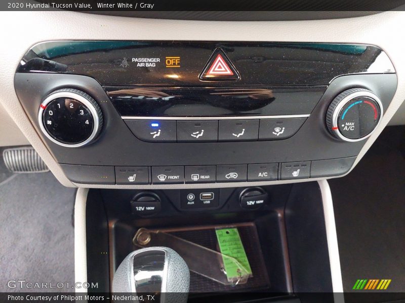 Winter White / Gray 2020 Hyundai Tucson Value