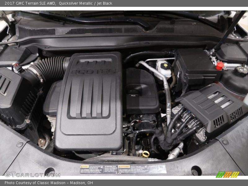 Quicksilver Metallic / Jet Black 2017 GMC Terrain SLE AWD
