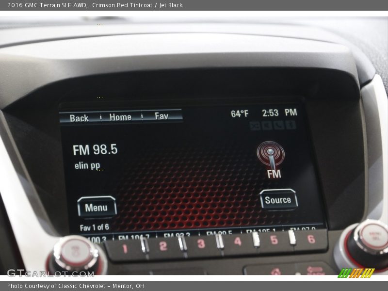 Crimson Red Tintcoat / Jet Black 2016 GMC Terrain SLE AWD